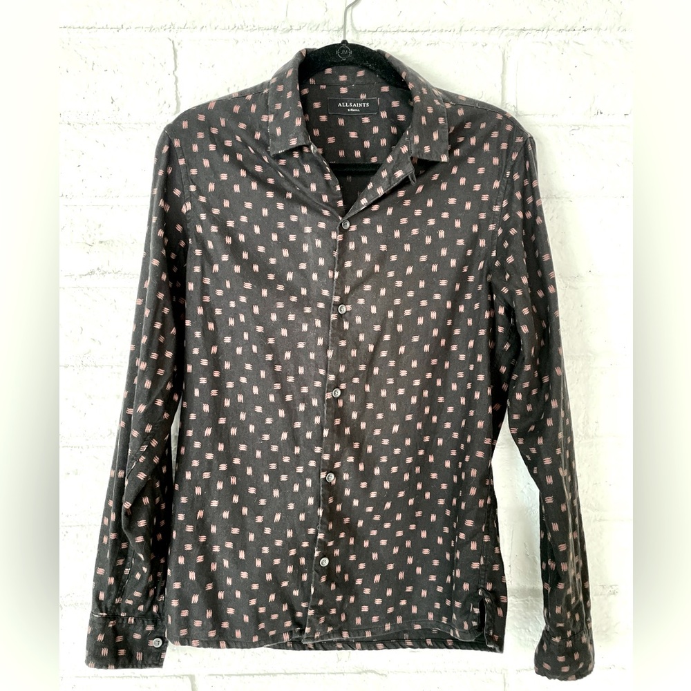 All Saints Long Sleeve Button Up XS